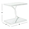 thumbnail image 5 of SAFAVIEH Sullivan Silver Leaf Accent Table Silver/ Mirror, 5 of 7