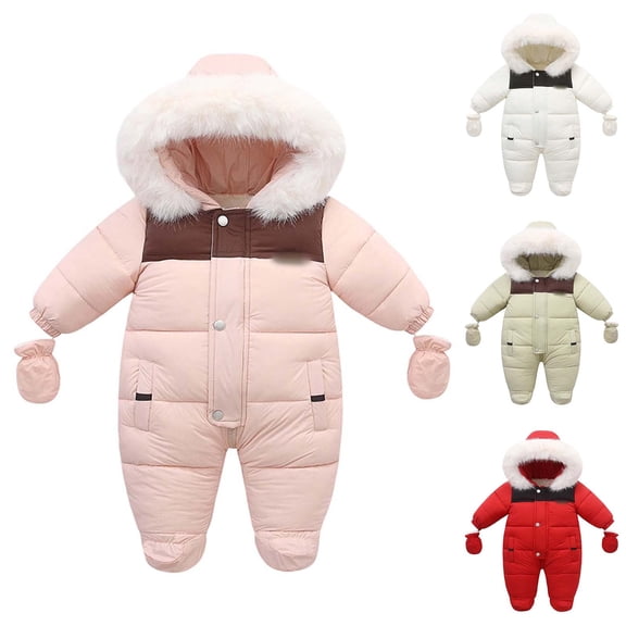 shoper Snow Pants Girls Winter Coat and Snow Pants Set Warm Outdoor Softshell Suit Winter Kids Clothes Coat Khaki 80