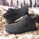 thumbnail image 2 of Zapatos Altos Botas Tobillo Hombres Nieve Antideslizantes Ligeras Acampar Conducir, 2 of 9