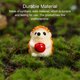 thumbnail image 4 of Moyic Modelo de conejo, adorno de jardín de hadas, figurita de erizo, musgo, Micro paisajismo, estatuas de setas, erizo/manzana roja Type1 NO1, 4 of 6