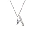 thumbnail image 2 of Delight Jewelry Silvertone Western Saddle Silvertone Forever Bar Charm Necklace, 23", 2 of 4