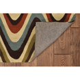 thumbnail image 4 of Linon Trio Mouszi Tapis en Polyester Tufté à la Main 1 Pieds10"x2'10 Pouces en Brun Sable, 4 of 6