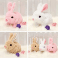 thumbnail image 2 of Easter Plush Toy Easter Electronic Interactive Toy Bunnies Can Walk and Talk with Sounds and Movements for Gift Pink, 2 of 5
