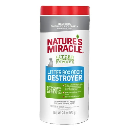 Nature’s Miracle Cat Litter Deodorizer Powder, 20 oz