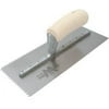 Marshalltown 701S V-Notched Trowel With Wood Handle, 11"x4-1/2"