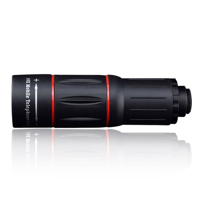Bearachild Telescopio de fotografía para teléfono 18x, dispositivo de observación óptica Monocular de viaje de alta definición, juegos de observación Teléfono y Comunicación