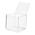 thumbnail image 1 of Vitrina transparente, caja de almacenamiento a prueba de polvo, transparente, para organizar el hogar, contenedor a prueba de polvo, almacenamiento de escritorio con tapa S, 1 of 9