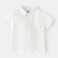 thumbnail image 5 of Toddler Summer Outfit Casual Short Sleeve Polo Shirt + Short Two Piece Set Baby Clothes Boy 3-4 Years Boys Clothes, 5 of 5