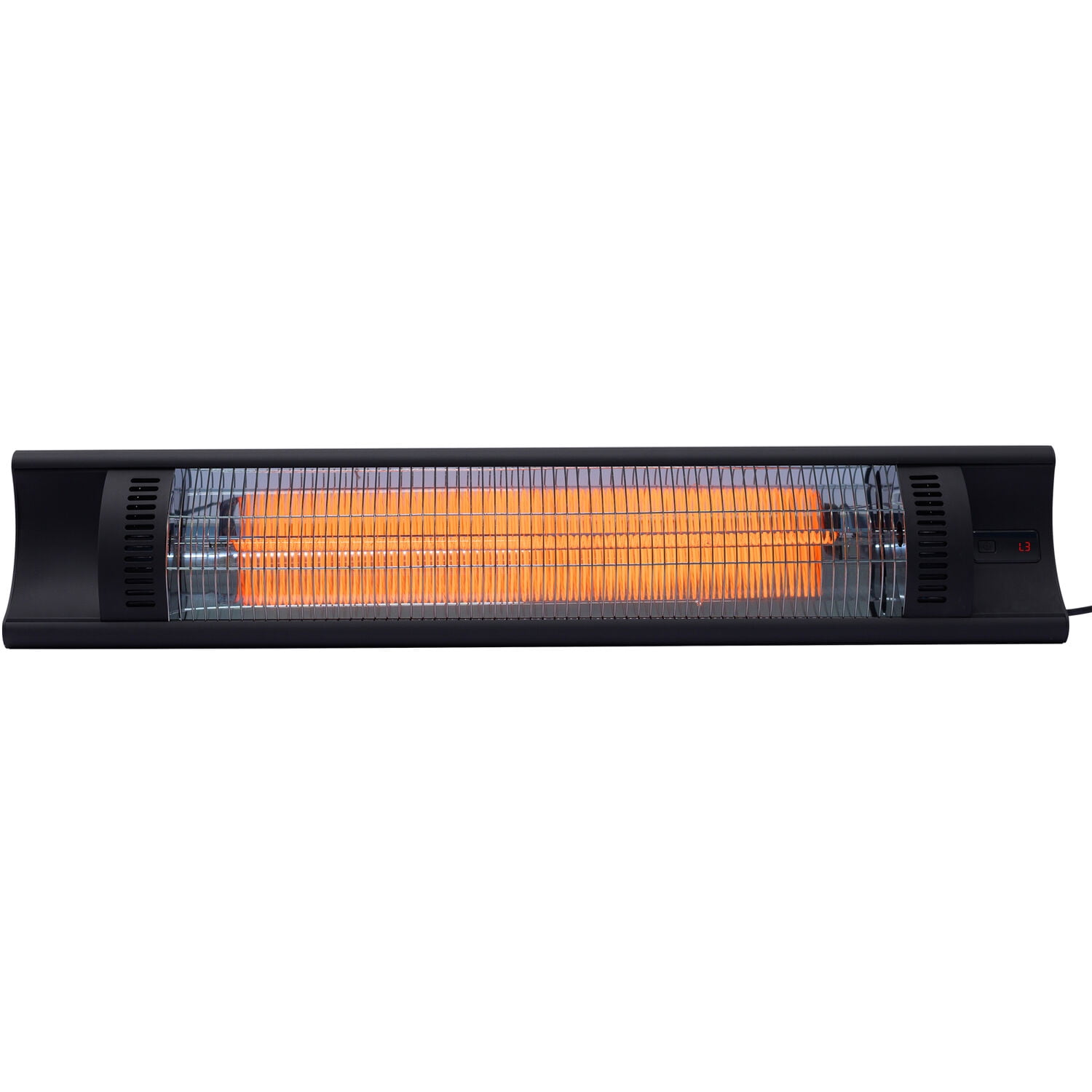 Hanover 35-In. Infrared Outdoor Electric Heater | Warms up to 136.5 Sq. Ft.  | 900W, 1200W, 1500W | Modern Heater Perfect for Patios, Porches, Garages,  and Workshops | Black - Walmart.com