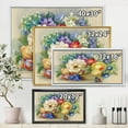 thumbnail image 4 of Designart 'Vintage Still Life Of White and Yellow Flowers' Traditional Framed Canvas Wall Art Print, 4 of 5