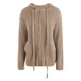 thumbnail image 4 of Vedolay Women's Cardigan Sweaters Knitted Thick Sweaters Knit Sweater Winter Coat Outerwear Khaki,M, 4 of 5