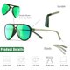 thumbnail image 3 of Gafas de sol Lasiyanor Lightweight TAC Polarized Vintage 70s, 3 of 6