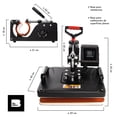 thumbnail image 3 of Plancha Sublimacion Combo 9 En 1 Prensa Trasferencia Calor Negro Skybrands SIN MODELO, 3 of 6