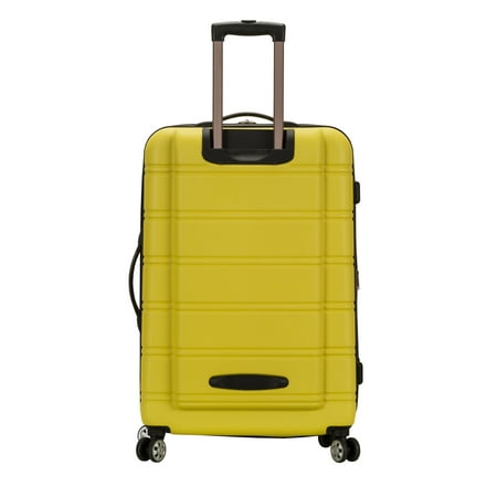 Rockland 2pc Expandable ABS Hardside Carry On Spinner Luggage Set - Yellow