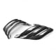 thumbnail image 5 of Shark Gills decorative side kit For Harley Bright Carbon Fiber, 5 of 5