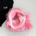 thumbnail image 3 of Bolso bandolera de piel sintética para mujer, bolso informal suave para uso diario, bolso esponjoso de moda, 3 of 9