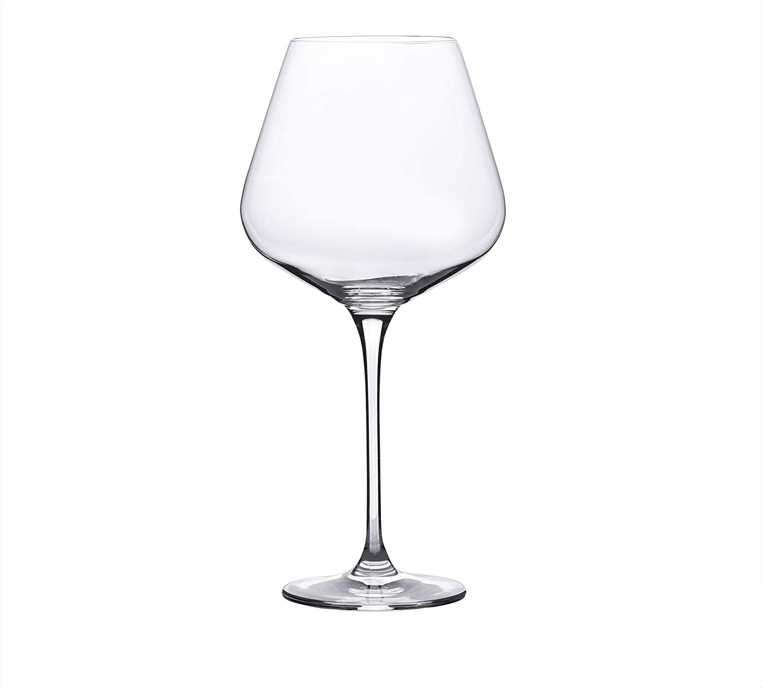 Wine Glasses Set of 4 – 18oz Elegant Wine Glass Gift Set – Modern Long Stem Crystal Wine Glasses for White & Red Wine – Hand Blown Lead-Free Pinot