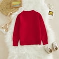 thumbnail image 2 of Actgleam Girls Christmas Sweaters Boys Holiday Pullover Long Sleeve Knit Sweater Jumper Tops,Red,6-12Years, 2 of 8