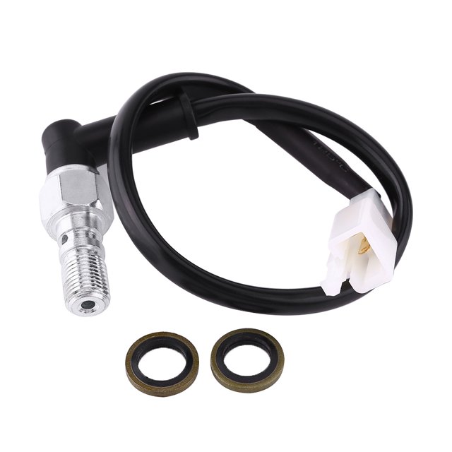 Perno hueco del interruptor de luz trasera de presión de freno hidráulico Universal de motocicleta (M10*1,25 MM)