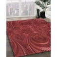 thumbnail image 3 of Ahgly Tapis de Zone Carré Transitionnel Lavable en Machine, 5 Pieds Carré, 3 of 7