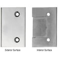 thumbnail image 2 of CRL GL2CH Chrome Geneva Series Hinge Watertight Cover Plate, 2 of 4