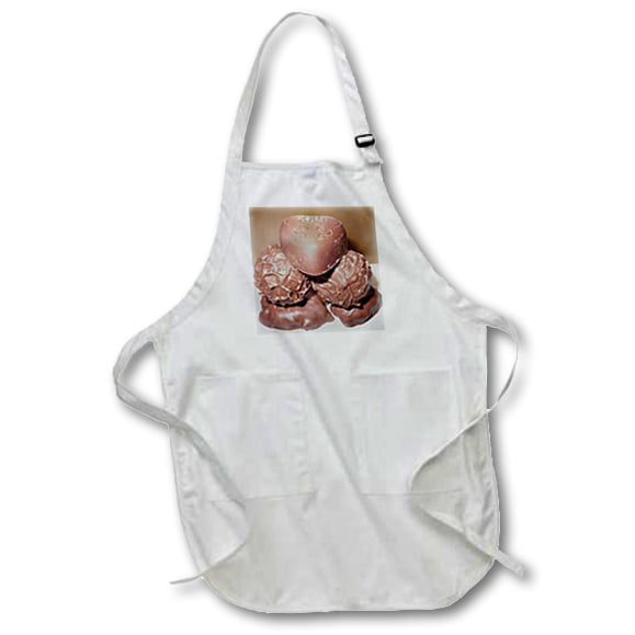 Medium 3dRose apr_13288_2 Chocolate Eclair 22 by 24-Inch Length Apron with Pouch Pockets