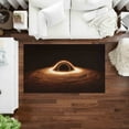 thumbnail image 3 of Man Cave Rug, Entryway Rug, Bedroom Rug, Gift Rug, Black Hole Rugs, Outer Space Rug, Modern Rugs, Colorful Rug, Thin Rug, Printed Rug, 5.2'x7.5' - 160x230 cm, 3 of 8