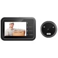 thumbnail image 1 of WiFi Timbre Visor de puerta Cámara Mirilla de puerta Timbre Cámara con monitor inalámbrico Vista en vivo disponible Visión nocturna digital Toma de fotos Vigilancia de timbre digital TUNC Sencillez, 1 of 4