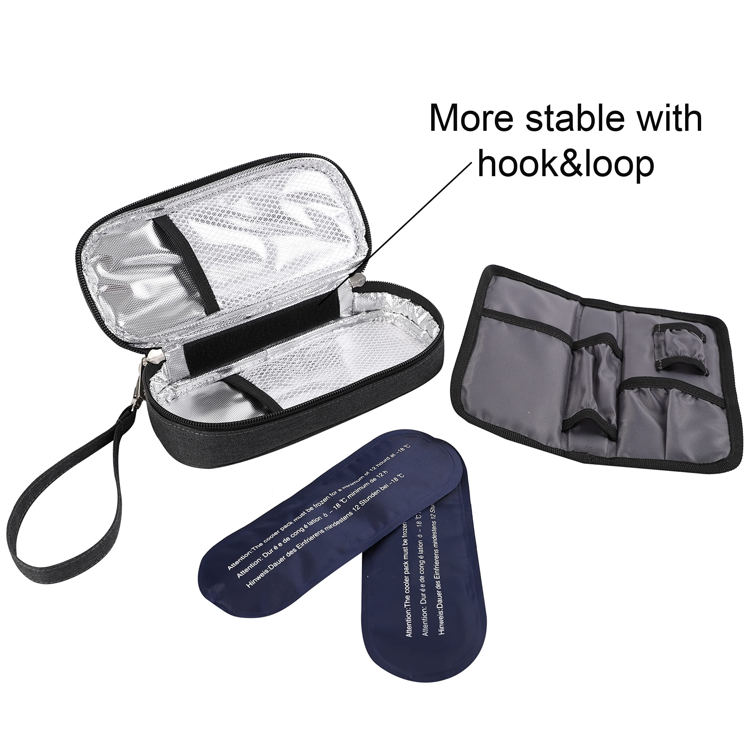 Insulin Travel Cooler Case - Tsa Approved Medication Bag with Ice Packs