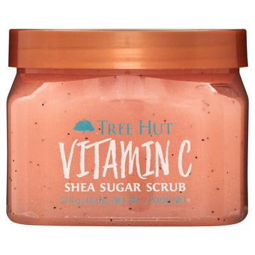 Tree Hut Vitamin C Shea Butter Sugar Body Scrub, 18 oz