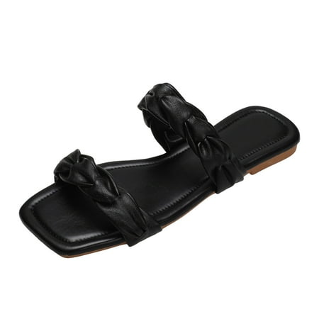 

Sandals Women Fashion Women Beach Slip On Casual Open Toe Non Slip Flat Breathable Slippers Shoes Sandals Beach Sandals For Women Dressy Summer