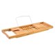 thumbnail image 2 of de bambú para bañera, carrito de bañera expandible perfecto con rejil de lectura o soporte para tableta, de baño premium que incluye Soledad bandeja de bañera cama extensible, 2 of 10
