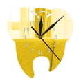 thumbnail image 1 of Pared Dientes Decoración Pared 3D Reloj Acrílico Casa Reloj Hogar, 1 of 2
