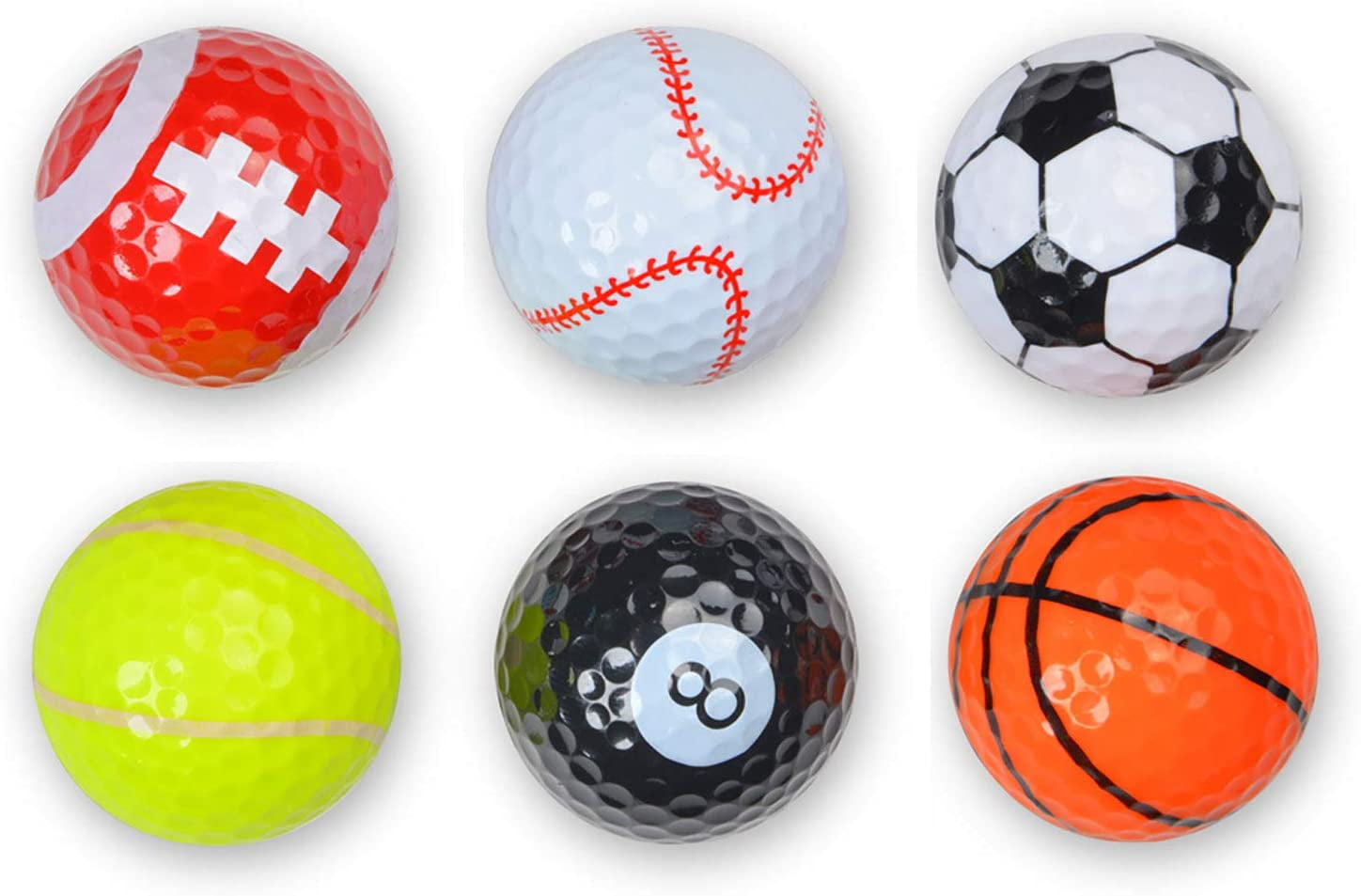 Funny Golf Balls Assorted Novelty Golf Training Balls, Birthday