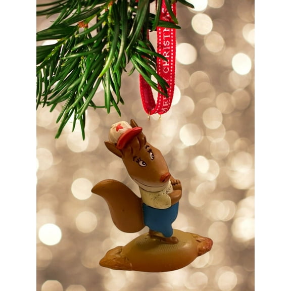 ORNAMENT Disney Chicken Little Foxy Loxy 2005 Figure Figurine Charm Dangler 3”