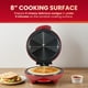 thumbnail image 2 of Elite Gourmet EQD-413 - Taco mexicano eléctrico antiadherente martes de 8 pulgadas, quesadilla Easy-Slice de 6 cuñas, queso a la parrilla, rojo, 2 of 5