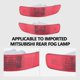 thumbnail image 4 of 2pcs Rear Bumper Reflector Light Tail Fog Lamp,for Mitsubish Outlander 2007-2012, 4 of 5