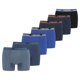 thumbnail image 1 of HEAD Calzoncillos bóxer para hombre, pack de 7 - Basic Boxer Trunks ECOM, Algodón elástico Azul/Negro/Naranja M (Medium), 1 of 4