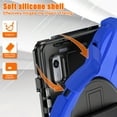 thumbnail image 4 of For Lenovo Tab M9 Case 9.0 inch 2023 Released TB-310FU, 360 Hand Strap, Shoulder Strap, Kickstand, Rugged Drop Protection, Blue, 4 of 7