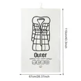 thumbnail image 1 of Hanging Vacuum Bags Space Saving Clothes Compression Storage Bag Reusable Empty Pump Bags Clothes Wardrobe Quilt Vacuum Pack, 1 of 5