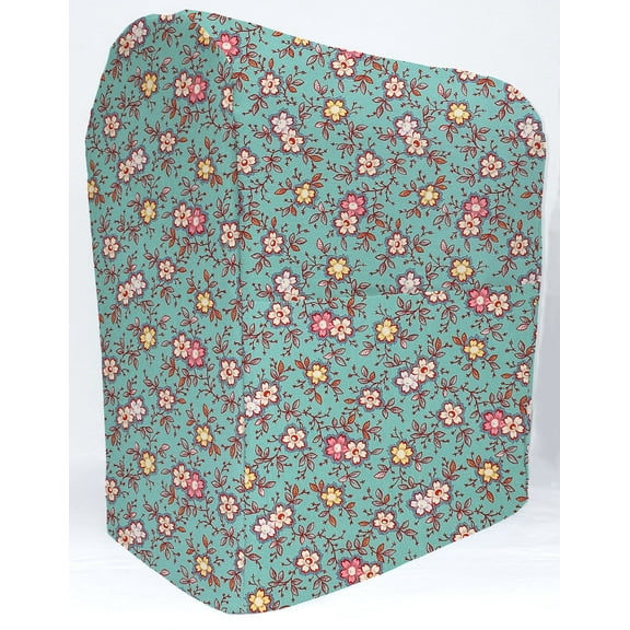 Spring Flowers Cover Compatible with Cuisinart 5.5qt Precision Master Stand Mixer by Penny's Needful Things (Teal)
