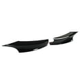 thumbnail image 1 of Front Bumper Splitter, Front Bumper Side Spoiler Glossy Black 2PCS Durable  For Replacement, 1 of 8