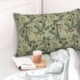 thumbnail image 4 of Yiaed Tropical Plants Green Print Brushed Microfiber Envelope Pillowcases, Standard,Envelope Closure Pillow Cases(No pillow core)-14"x20", 4 of 6