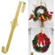thumbnail image 1 of Colgres de Corona Decorativa de Navidad de 15 pulgadas para Puerta Principal; Ganchos Sobre la Puerta (Dor, Copo de Nieve), 1 of 3