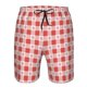 thumbnail image 3 of Balery Checkered Christmas With Snowflakes Traje de Baño Estilo Hawaiano para Hombre, Shorts de Secado Rápido con Bolsillos-3X-Large, 3 of 6