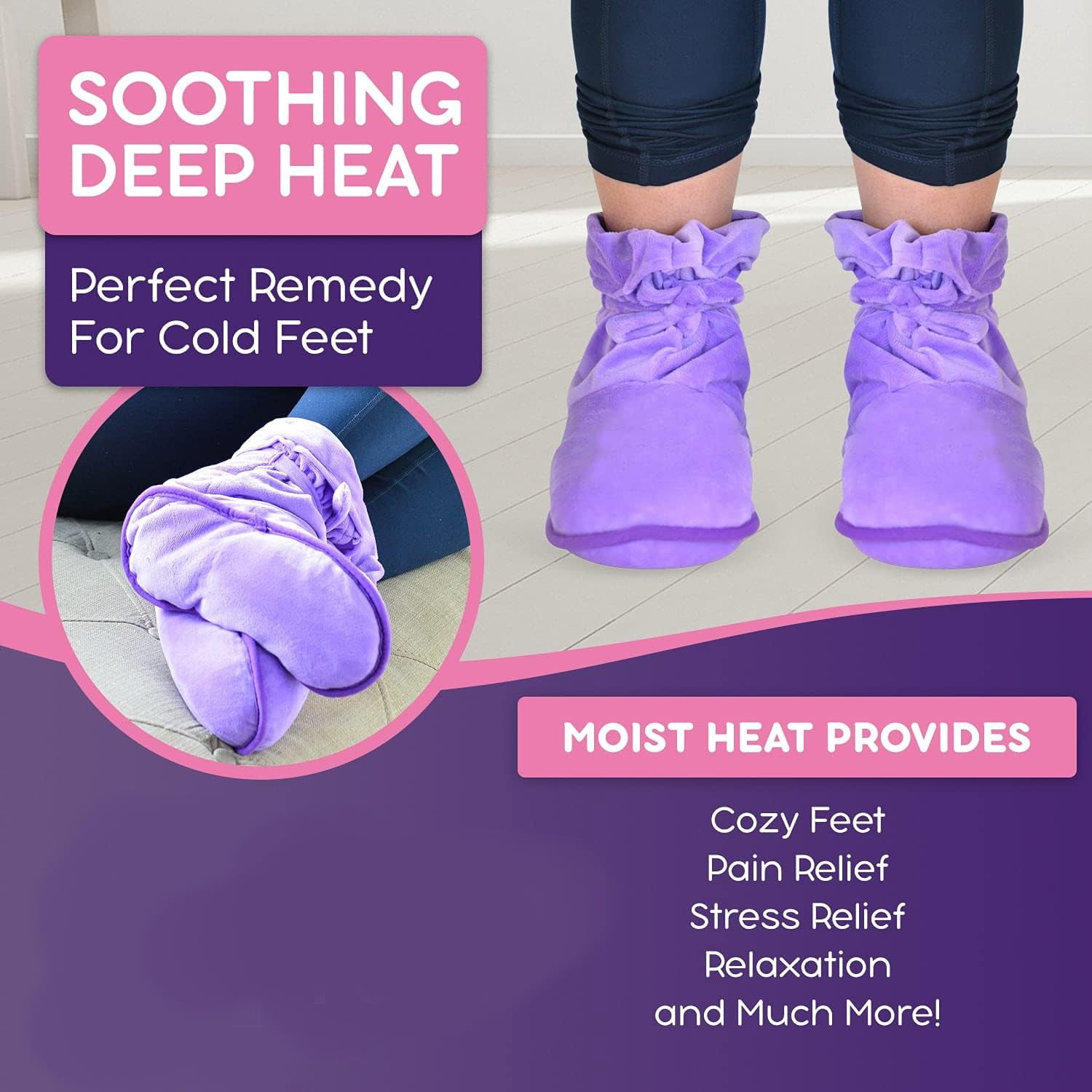 Microwave Heated Slippers