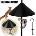 thumbnail image 1 of MesaSe Wrap Around Squirrel Baffle 18-Inch Unique Wrap-Around Squirrel Baffle pole style, 1 of 9