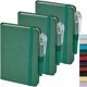 thumbnail image 1 of Cuaderno NIRMIRO 3 unidades mini de cuero 9 x 14,5 cm verde, 1 of 7