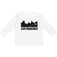 thumbnail image 3 of Inktastic San Francisco Skyline with Grunge Boys or Girls Long Sleeve Toddler T-Shirt, 3 of 5