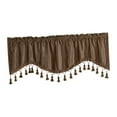 thumbnail image 3 of Cortina de Ventana de Bolsillo para Barra, Cortinas de Ventana Pequeña, Cenefa, Tratamientos de Ventana Pequeña Transpirable, Cortinas de Nivel Corto Café Sunnimix Cortina Corta, 3 of 8